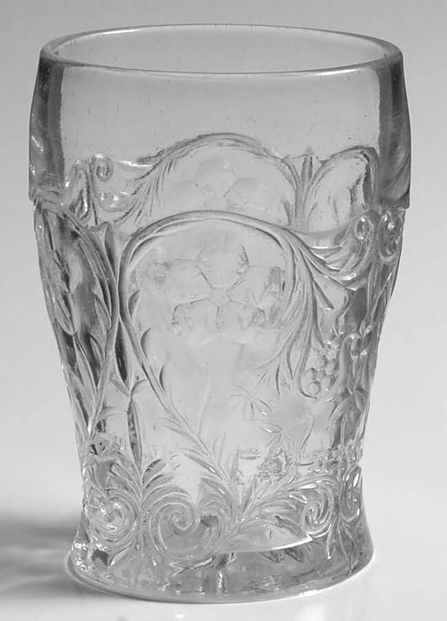 Rock Crystal Clear 8 Oz Flat Tumbler by McKee-1