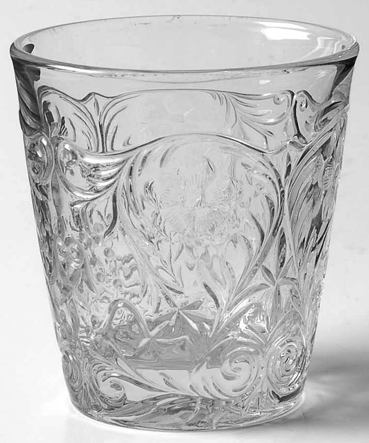 Rock Crystal Clear 8 Oz Flat Tumbler by McKee-1