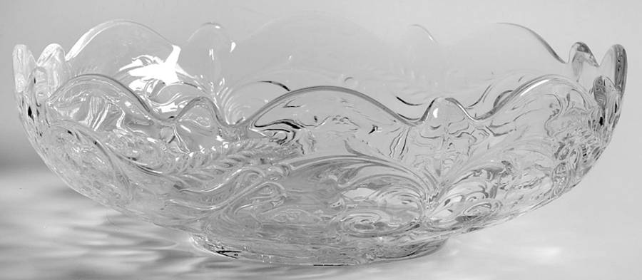 Rock Crystal Clear 7" Nappy by McKee-1