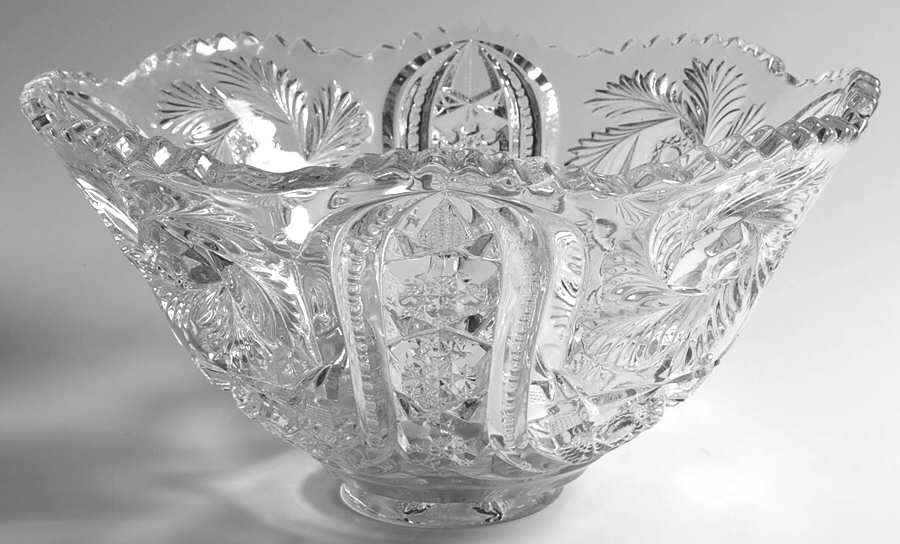 Wiltec Clear Punch Bowl by McKee-1