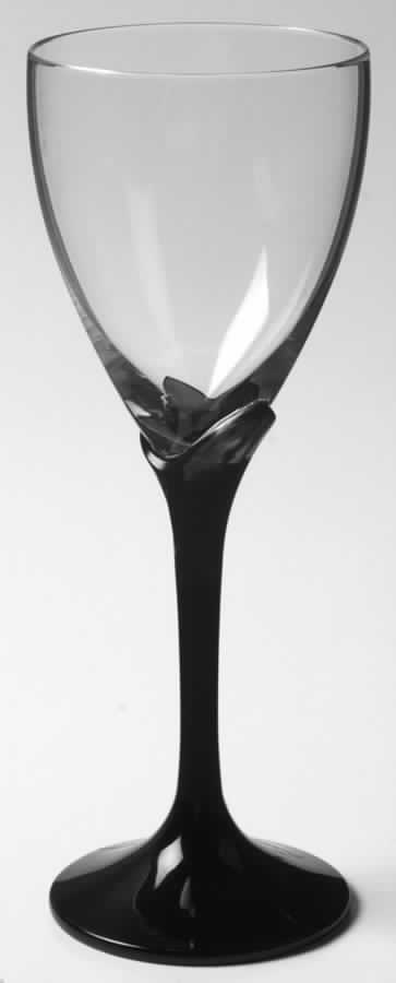 Alexandra Black Wine Glass by Mikasa-1