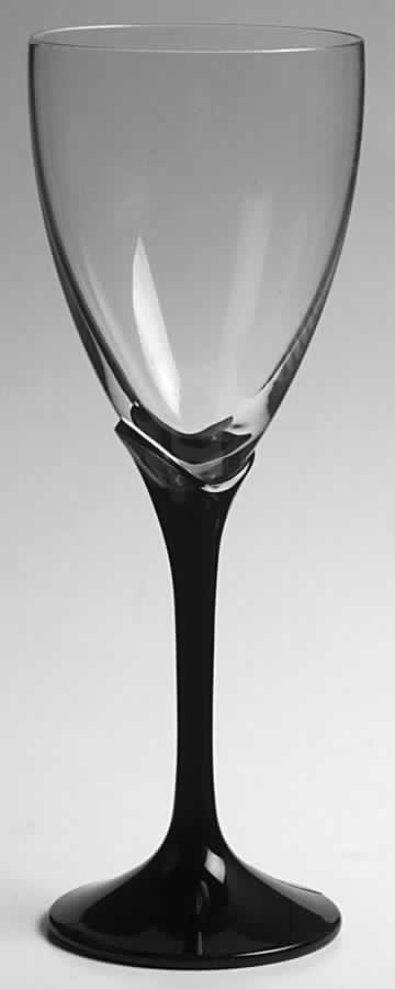 Alexandra Black Water Goblet by Mikasa-1