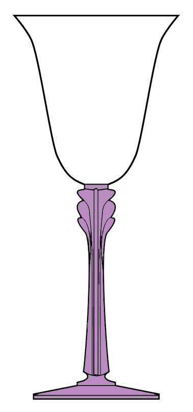 Ambiance Amethyst Water Goblet by Mikasa-1