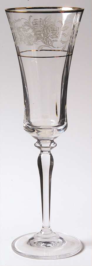 Antique Lace (Older, Top Decal) Fluted Champagne by Mikasa-1