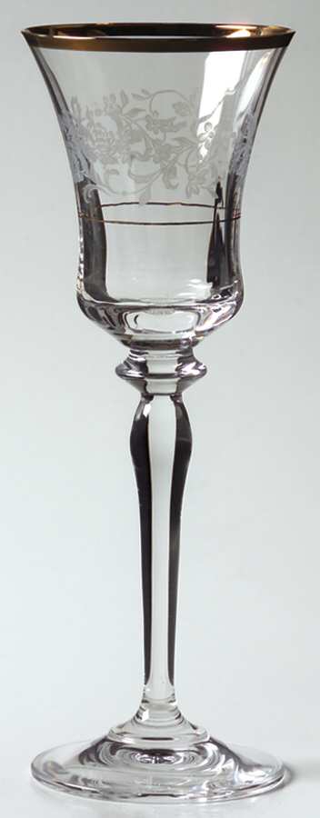 Antique Lace (Newer, Middle Floral) Wine Glass by Mikasa-1
