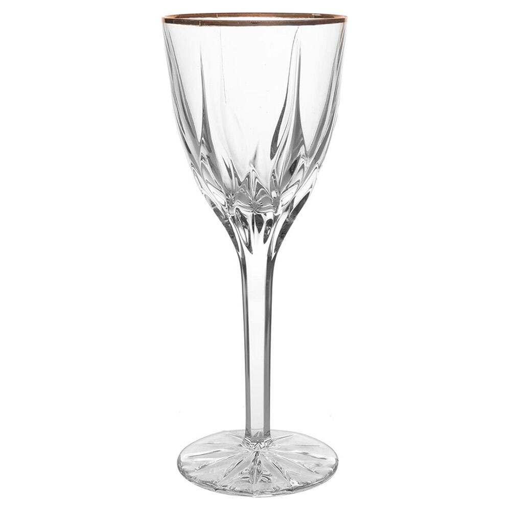 Apollo Gold Wine Glass by Mikasa-1