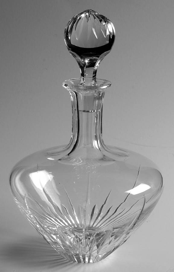 Arctic Lights Brandy Decanter & Stopper by Mikasa-1