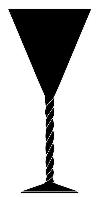 Braid Black Water Goblet by Mikasa-1
