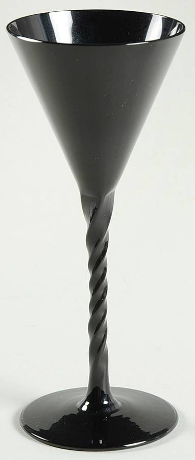 Braid Black Cordial Glass by Mikasa-1