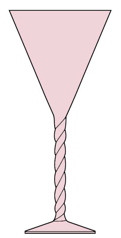 Braid Pink Water Goblet by Mikasa-1
