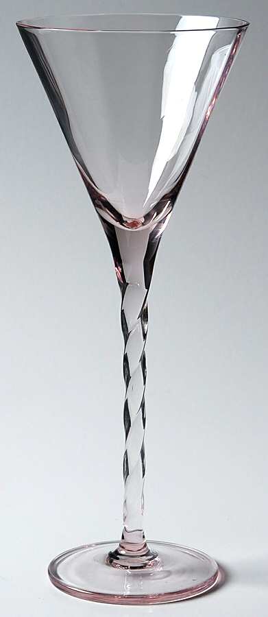 Braid Pink Wine Glass by Mikasa-1