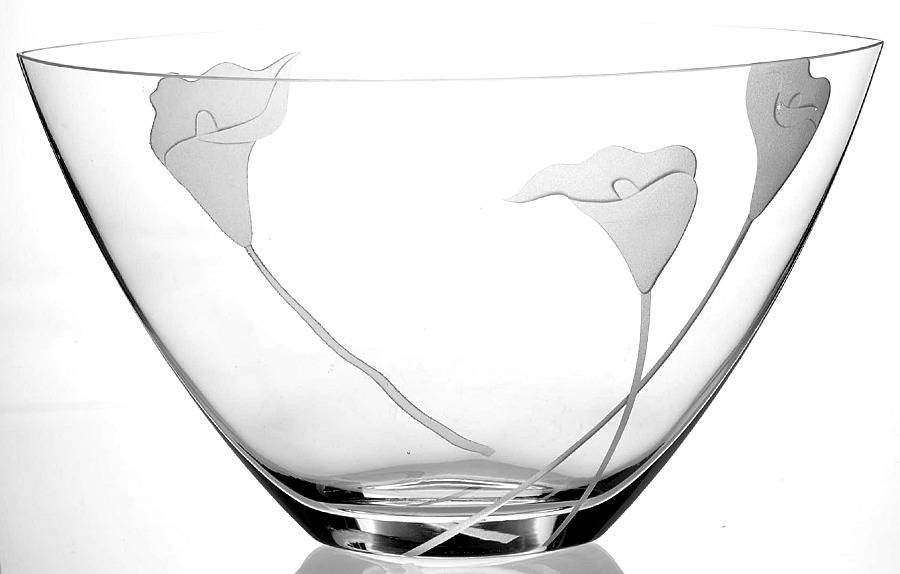 Calla Lily 12" Ellipse Bowl by Mikasa-1