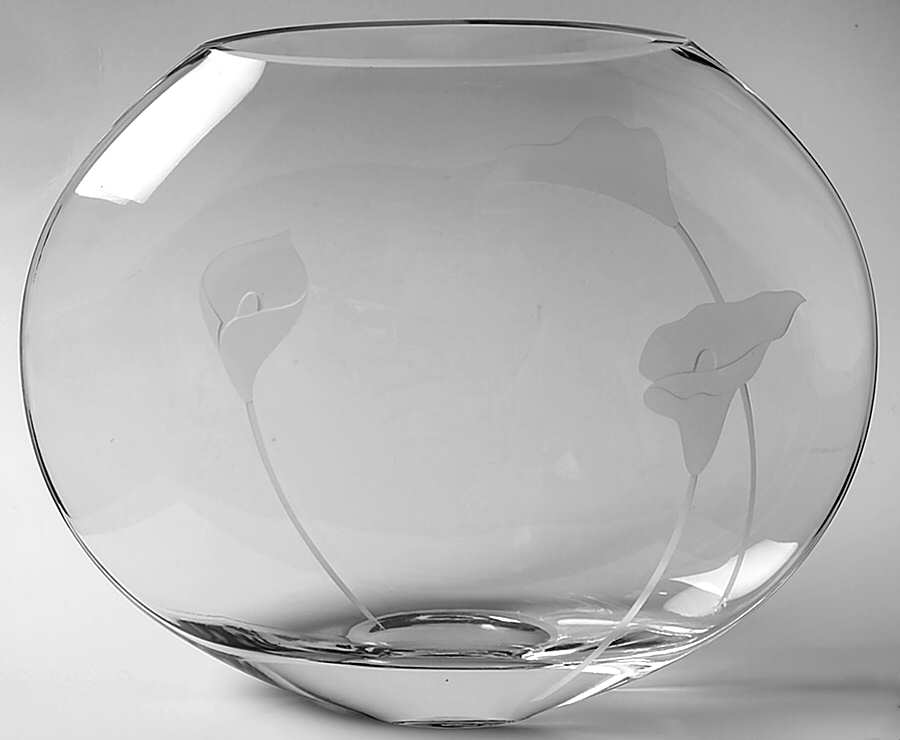 Calla Lily 10" Oval Vase by Mikasa-1