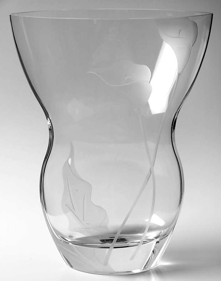 Calla Lily 11" Concave Vase by Mikasa-1