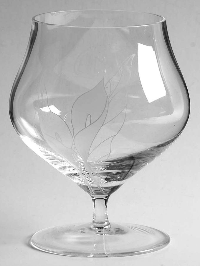Calla Lilies Brandy Glass by Mikasa-1
