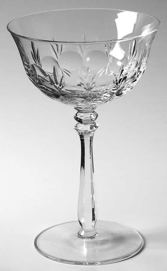 Cameo (Cut) Champagne/Tall Sherbet by Mikasa-1