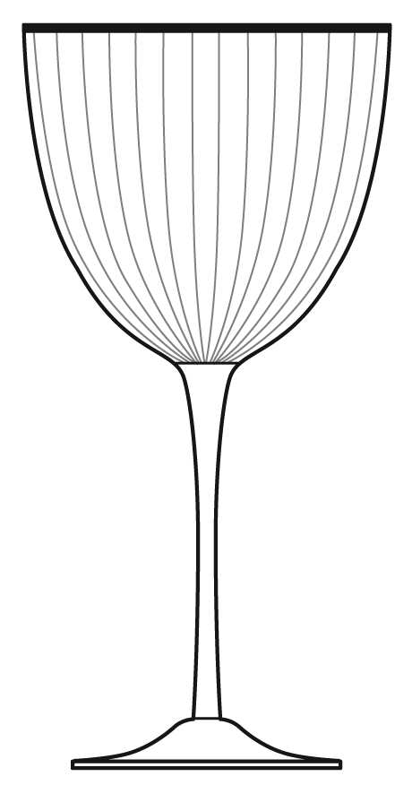 Clarion Platinum Water Goblet by Mikasa-1