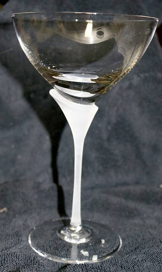 Classic Flair Frosted White Champagne/Tall Sherbet by Mikasa-1