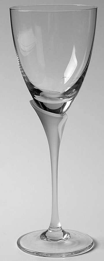 Classic Flair Frosted White Wine Glass by Mikasa-1