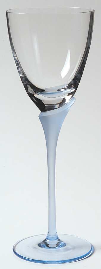 Classic Flair Teal Blue Wine Glass by Mikasa-1