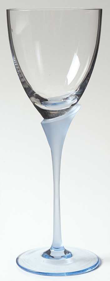 Classic Flair Teal Blue Water Goblet by Mikasa-1