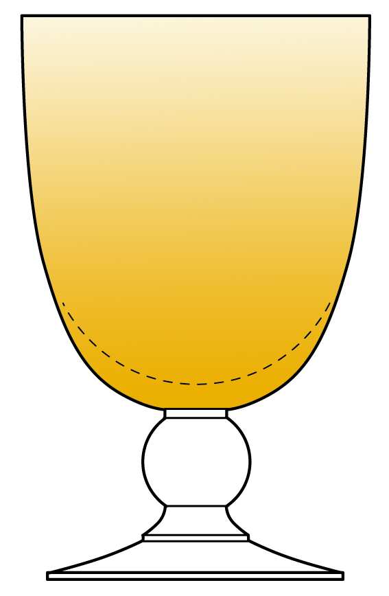 Cosmo Amber Water Goblet by Mikasa-1