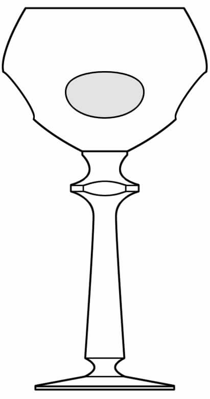 Domino Water Goblet by Mikasa-1