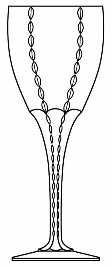 Dubarry Water Goblet by Mikasa-1