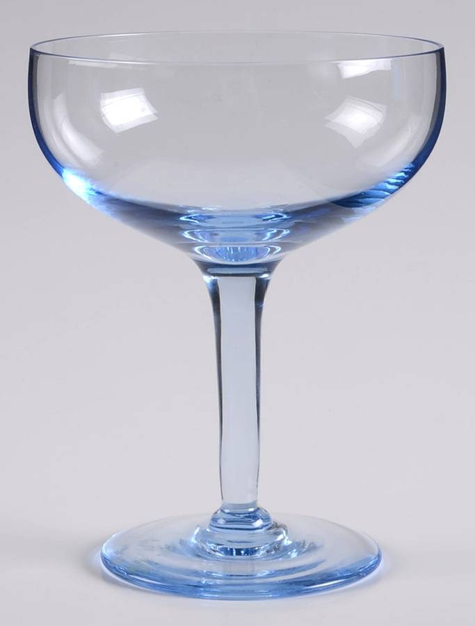 Elegance Elegant Azure (Blue) Champagne/Tall Sherbet by Mikasa-1