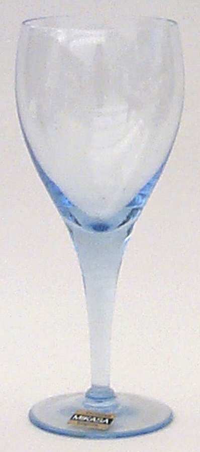 Elegance Elegant Azure (Blue) Wine Glass by Mikasa-1
