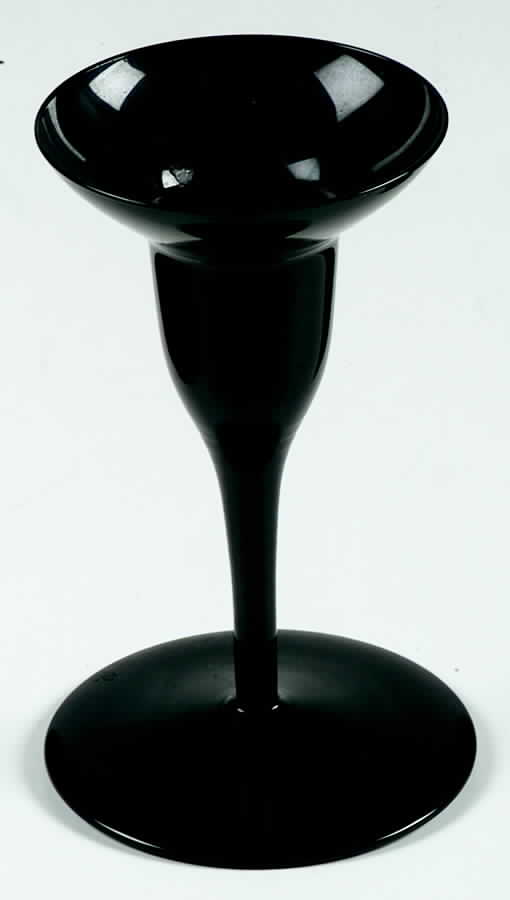 Elite Black 5" Single Light Candlestick by Mikasa-1