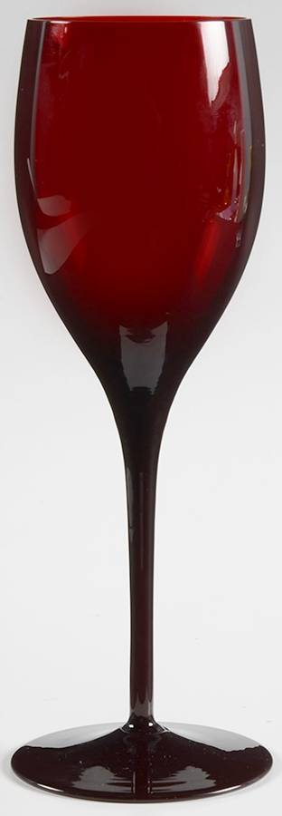 Elite Ruby Water Goblet by Mikasa-1