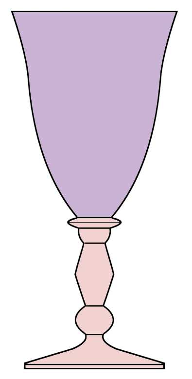 Estate Amethyst Pink Water Goblet by Mikasa-1