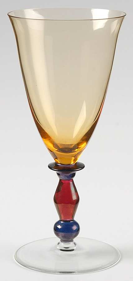 Estate Amber Water Goblet by Mikasa-1