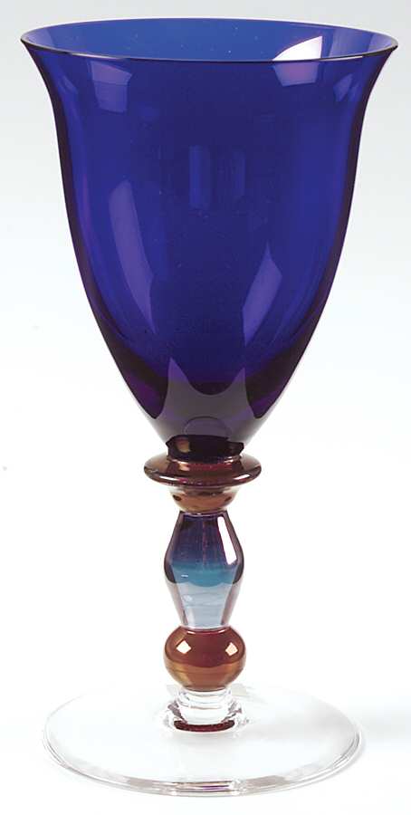 Estate Cobalt Blue Water Goblet by Mikasa-1