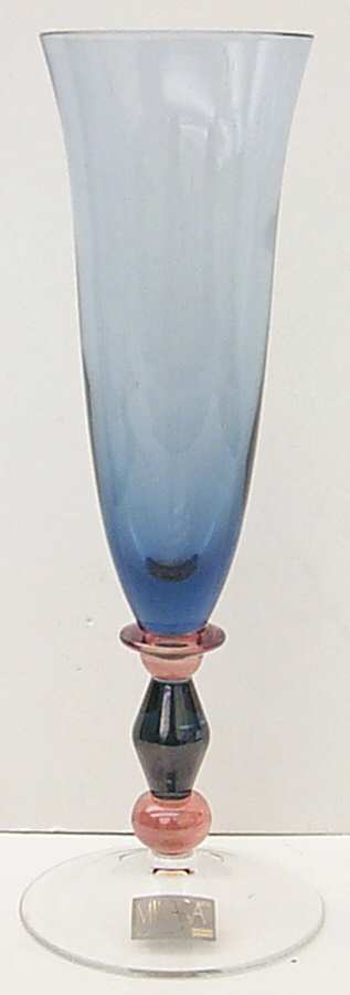 Estate Slate Blue Fluted Champagne by Mikasa-1