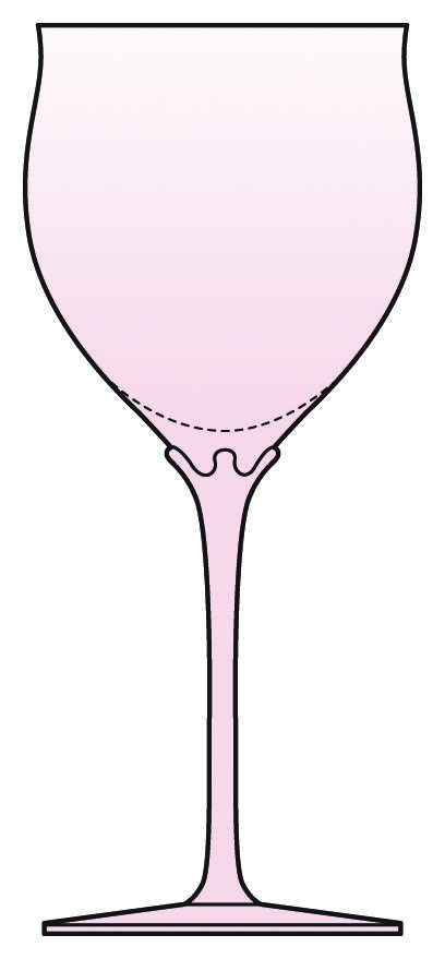 Fleurette Pink Water Goblet by Mikasa-1
