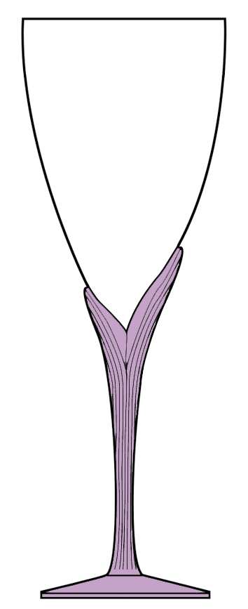 Fleurisse Amethyst Water Goblet by Mikasa-1