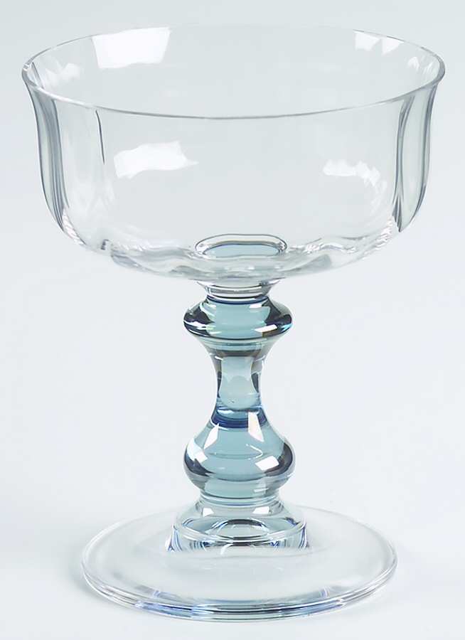French Countryside Blue Stem Champagne/Tall Sherbet by Mikasa-1