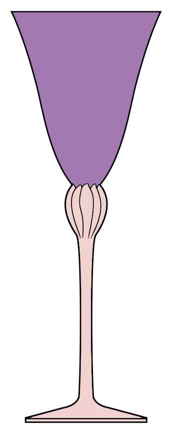 Galleria Amethyst Pink Water Goblet by Mikasa-1