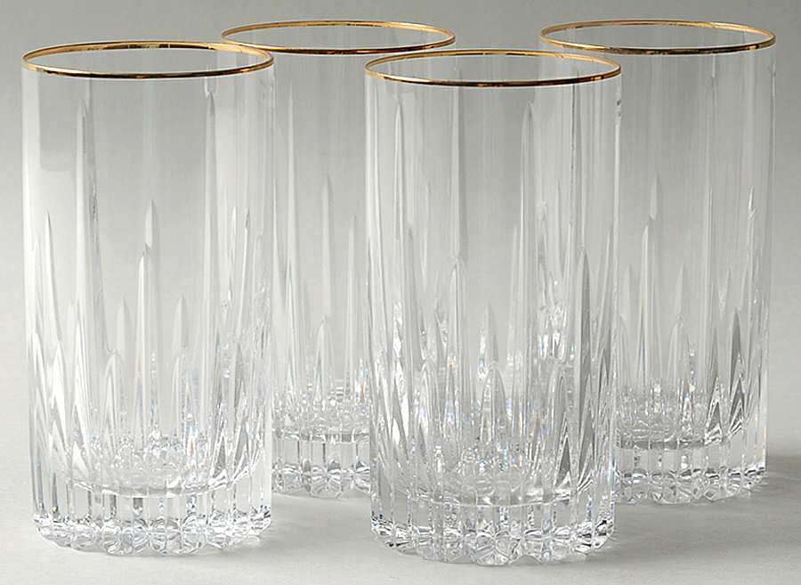 Golden Lights Highball - Set of 4 by Mikasa-1