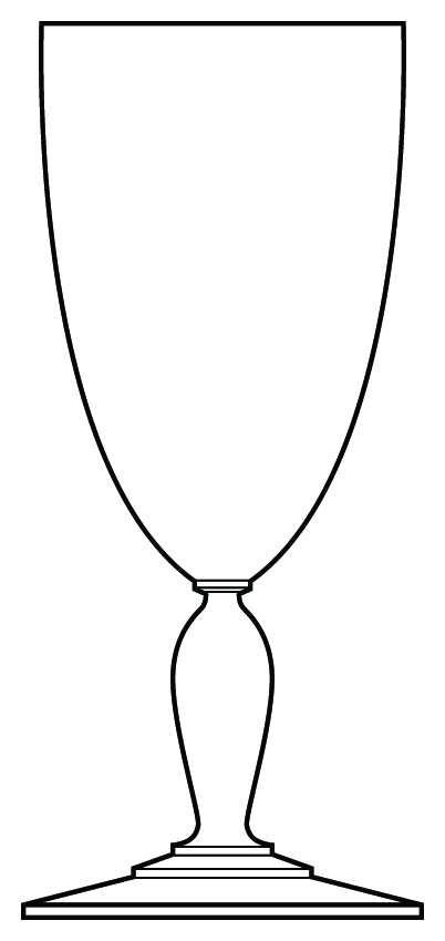 Golden Melody Water Goblet by Mikasa-1