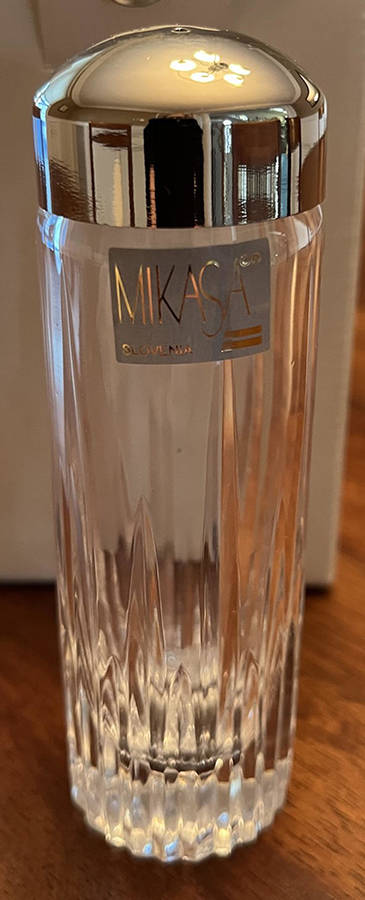 Icicles Pepper Shaker with Metal Lid by Mikasa-1
