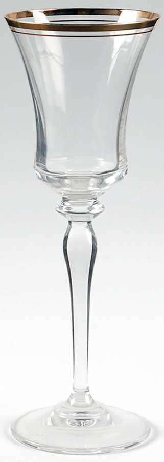 Jamestown Clear (Gold Trim) Wine Glass by Mikasa-1
