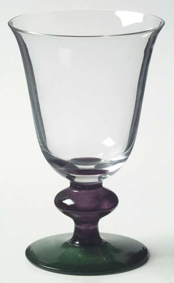 Jazz Violet Green Wine Glass by Mikasa-1