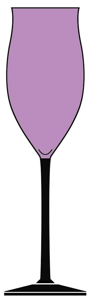 Lido Amethyst Black Water Goblet by Mikasa-1