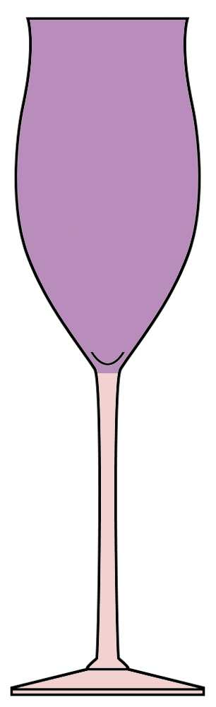 Lido Amethyst Pink Water Goblet by Mikasa-1