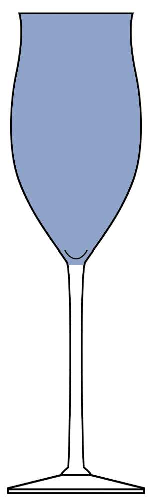 Lido Slate Blue Water Goblet by Mikasa-1