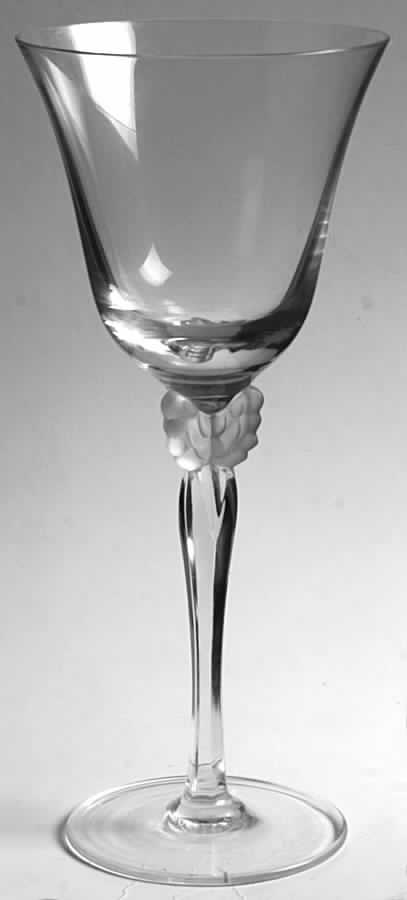 Mariposa Frosted Clear Water Goblet by Mikasa-1