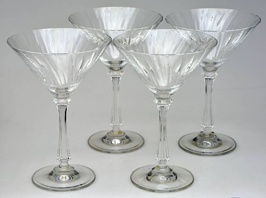 Melody (Newer, Rib Optic) Martini - Set of 4 by Mikasa-1